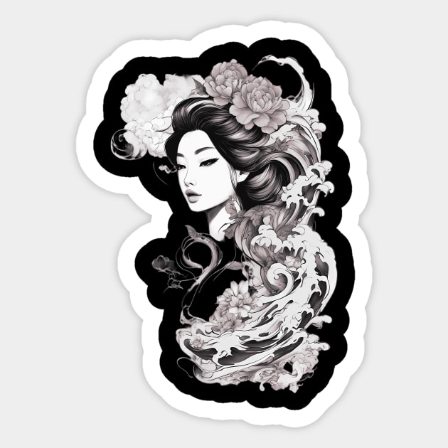 Feminity Sticker by animegirlnft